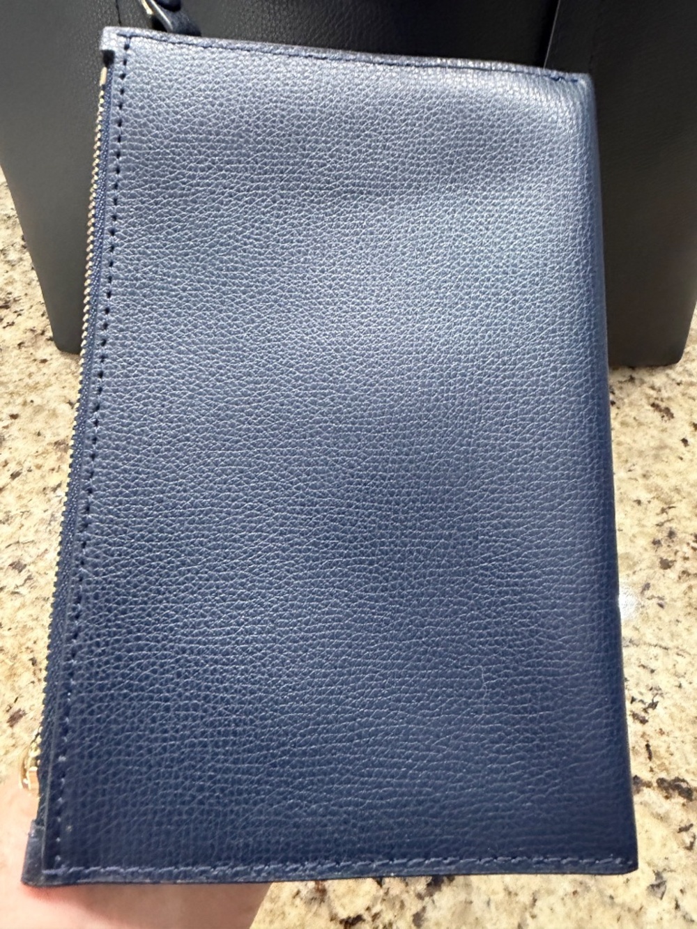 Kate Spade Midnight Blue Tote (w/zipper pouch) - Picture 8 of 11